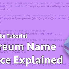Ethereum Name Service Explained