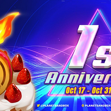 Planet Sandbox 1st Anniversary Event — Who will be the Best Birthday Cake Collector?