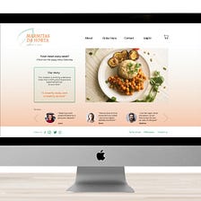 Designing an e-commerce website for a vegan meal service
