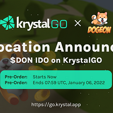 Results & Guide to Token Sale: Dogeon IDO on KrystalGO