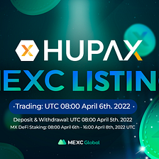 Listing Announcement: HUPAYX ✖ MEXC