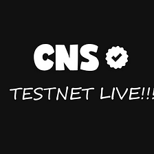 Cronos Name Service Testnet Launch