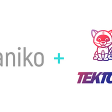 Building containers with Kaniko and Tekton with no access to secrets or storage