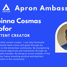 Introducing Apron New Ambassador — Obinna Cosmas Ejiofor