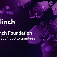 The 1inch Foundation releases $634,000 to grantees
