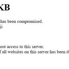 A Chinese Server Hacked !!!