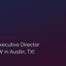 Meet Our Executive Director at the SXSW in Austin, TX!