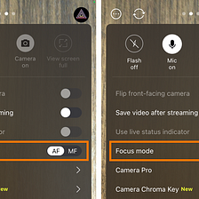 [Mobile] iOS v2.8.7 update : Improved camera focus settings, etc.