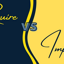 require() vs import(): Important features you should be aware of!