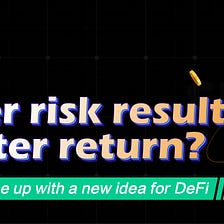 Greater risk results in a greater return?- SheepDex came up with a new idea for DeFi