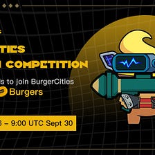 Are you ready for the BurgerCities invitation competition?!