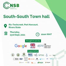 The Conversation on the Nigerian Startup Bill continues at the South-South Regional Townhall…