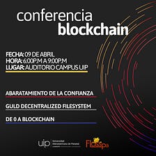 Conferencia de Blockchain