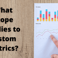 What scope applies to custom metrics?