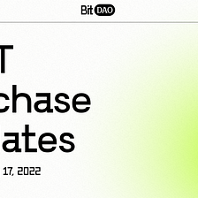 $BIT Purchase Updates (July 11–July 17, 2022)