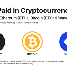 Get Paid in Cryptocurrencies