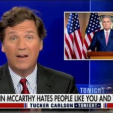 Tucker Carlson Starts a War with Kevin McCarthy