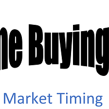 Home Buying 101 — Market Timing