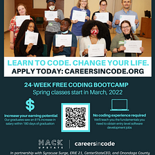 Announcing Career in Code’s Spring and Fall 2022 Cohorts