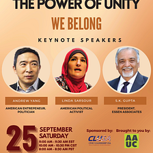 Keynote Speech: The Power of Unity— We Belong!