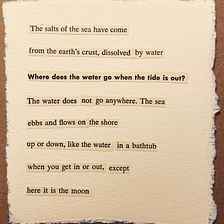 A Little Poem about the Sea