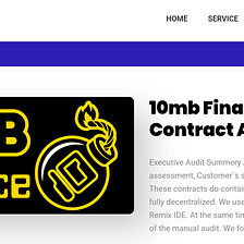 💣 10mb Finance Smart Contract Audit completed by Ether Authority!!!