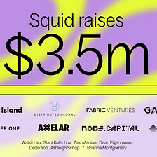Squid raises $3.5 million to build next-generation cross-chain swaps powered by Axelar