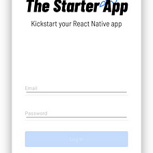 The Starter App, Part 5: Login screen on Android