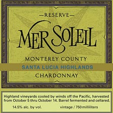 Wine Review: Mer Soleil Chardonnay Reserve 2019