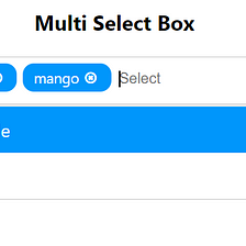 Implement Multi Select Box in ReactJS