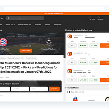 Betting tips with a new design