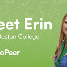 Tutor of the Week: Erin from Boston College