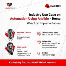 ⭐️Industry Use Case on Automation Using Ansible Session with two Best Expert⭐️