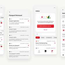 Organising the Singpass app Inbox for close to 4 million users (Part 2 — UX Design)