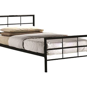 iron cot double bed