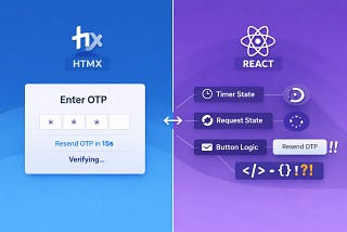 HTMX vs React: We Built the Same Feature Twice — One Took 3 Hours, One Took 3 Days