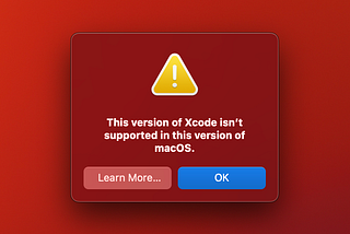 Another Year, Another Xcode/macOS Warning