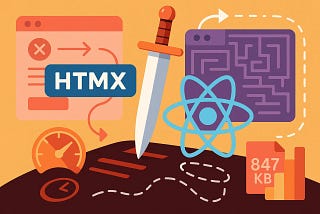 HTMX Murdered React: Why Nobody Needs JavaScript Frameworks Anymore
