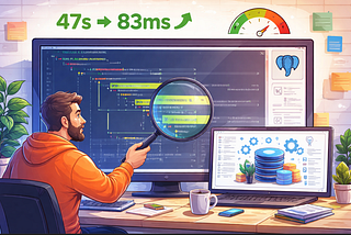 I Optimized Our PostgreSQL Query from 47 Seconds to 83 Milliseconds. Here’s the One Thing I Changed