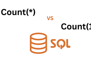 Count(*) vs Count(1) in SQL.