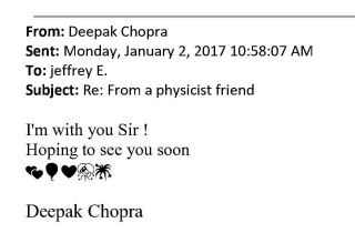 Why Is Deepak Chopra in the Epstein Files?