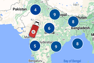 Clustering Support in Google Map Flutter 2024