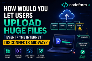 System Design Interview: How Would You Let Users Upload Huge Files Even If the Internet Disconnects…