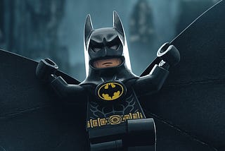 How does a Digital Artist pay homage to his childhood favorite Batman with some LEGO minifigures?