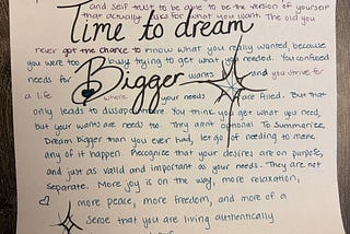 Channeled Message