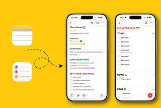How to manage projects with Apple Notes and Reminders