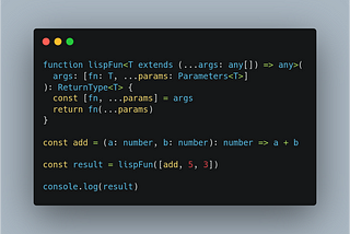 How to Use LISP-Style Notation in TypeScript