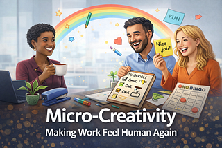 You Don't Need More Time — You Need Micro-Creativity ✨