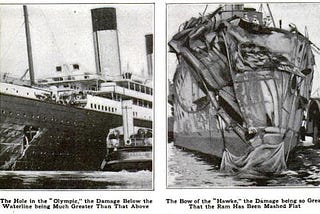 Before the Titanic Sank, Her Sister Ship Nearly Did Too