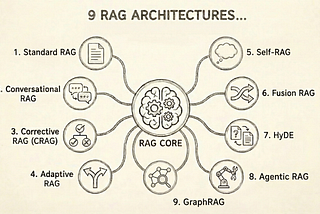 9 RAG Architectures Every AI Developer Must Know: A Complete Guide with Examples